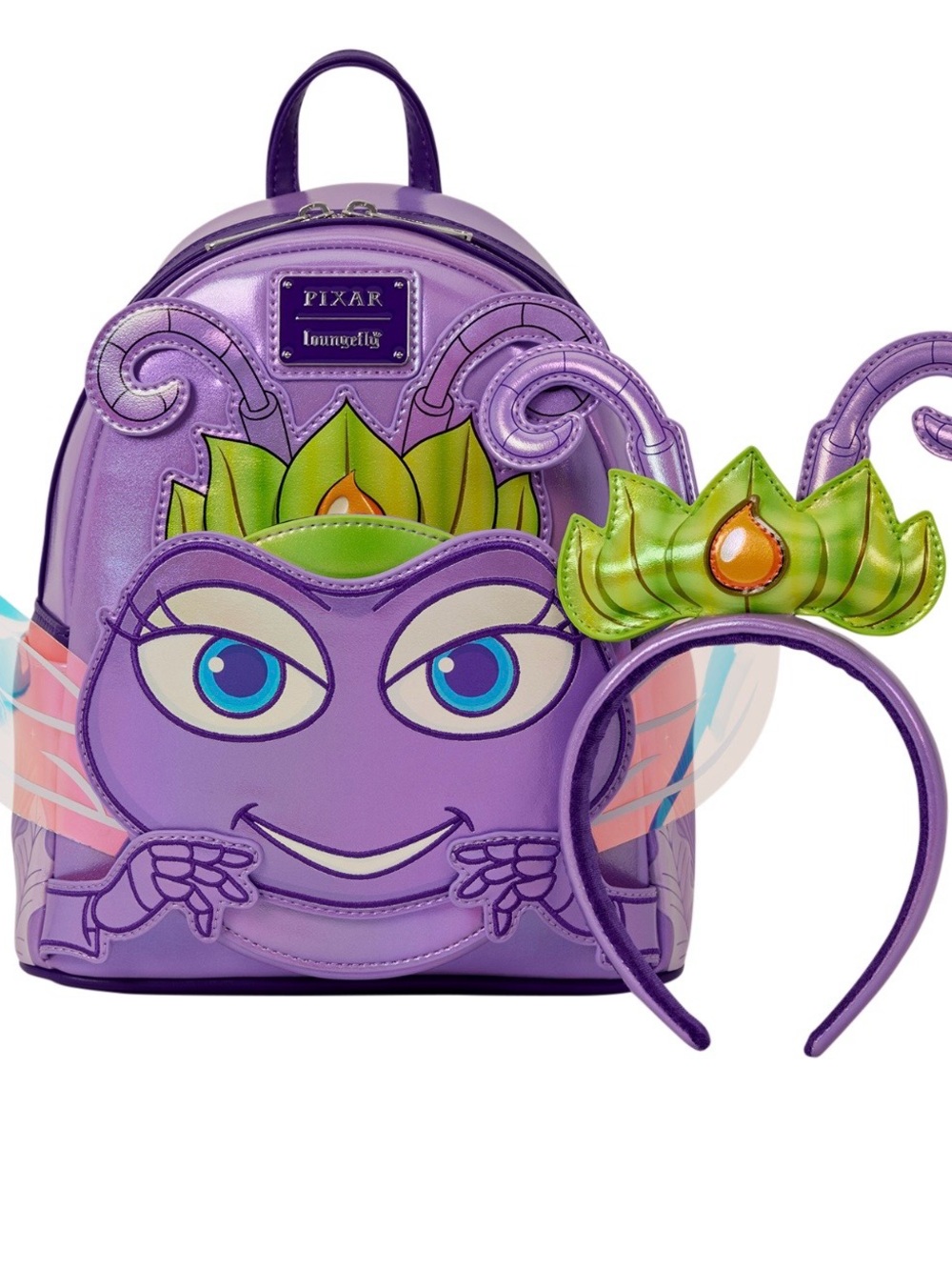 PIXAR
A Bug's Life  NWT Alla Cosplay Mini Backpack with Ear Headband